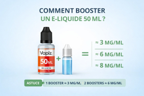 Comment booster un e-liquide 50 ml facilement ?