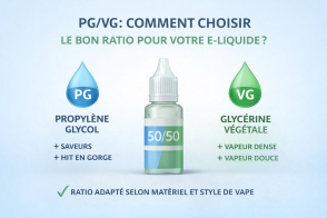 PG/VG : comment choisir le bon ratio pour votre e-liquide ?
